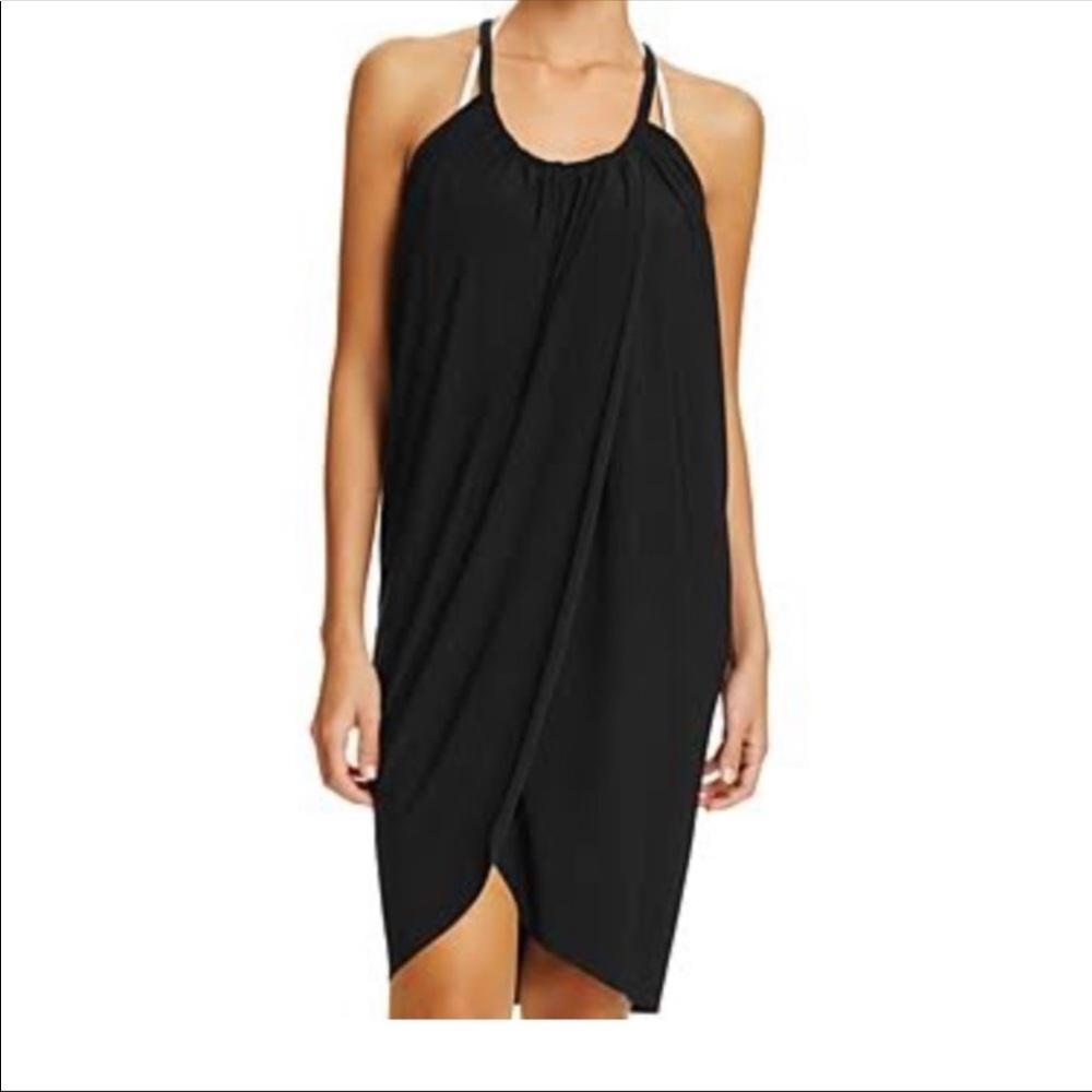 MagicSuit Draped Coverup Dress